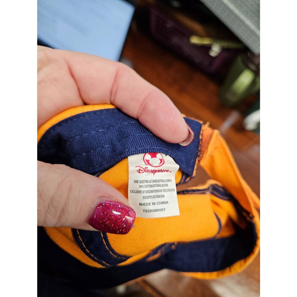 Disney Orange Mickey Mouse Hat Embroidered - Picture 7 of 8